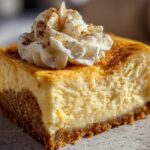 eggnog cheesecake bars