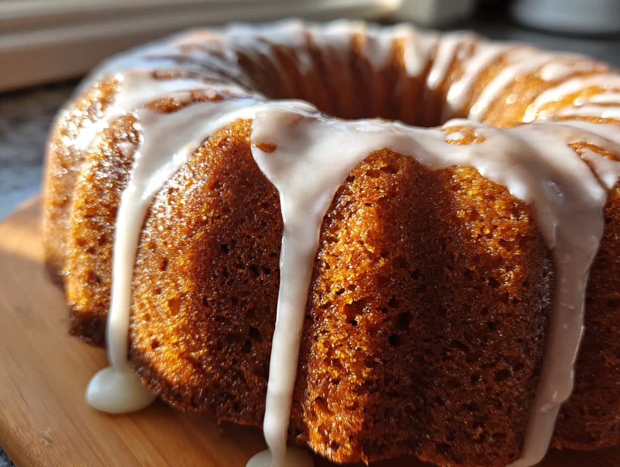 gingerbread bundt cake glaze