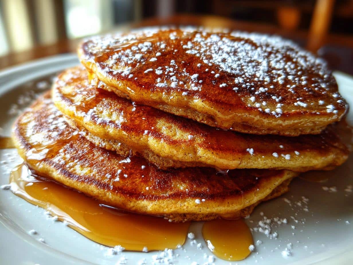 gingerbread pancakes syrup