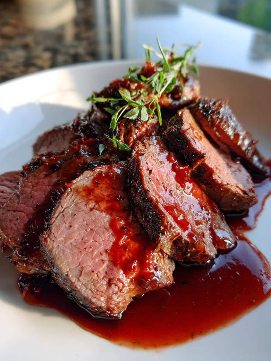holiday beef tenderloin recipe - detail 1