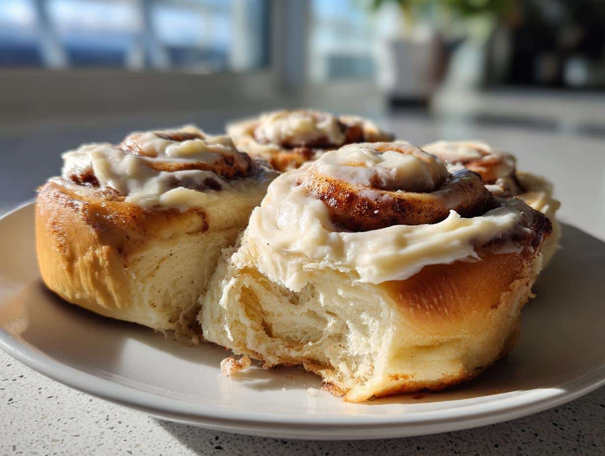 holiday morning cinnamon rolls