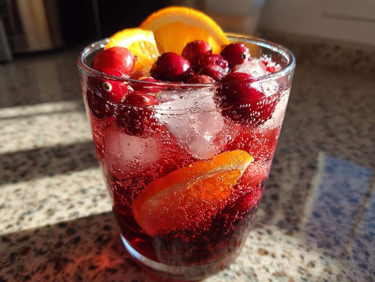 holiday punch cranberry sparkling