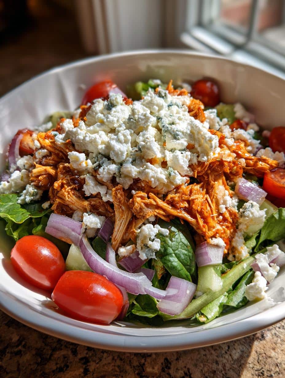 Buffalo Chicken Salad with Cottage Cheese - detail 1
