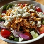 Buffalo Chicken Salad with Cottage Cheese