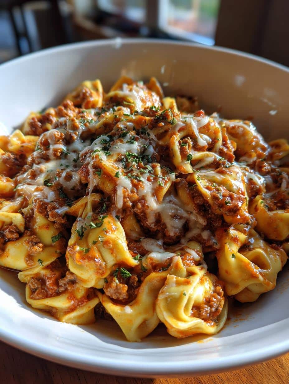 Creamy Beef and Cheese Tortellini: 7 Steps to Comforting Bliss 4 Creamy Beef and Cheese Tortellini - detail 1