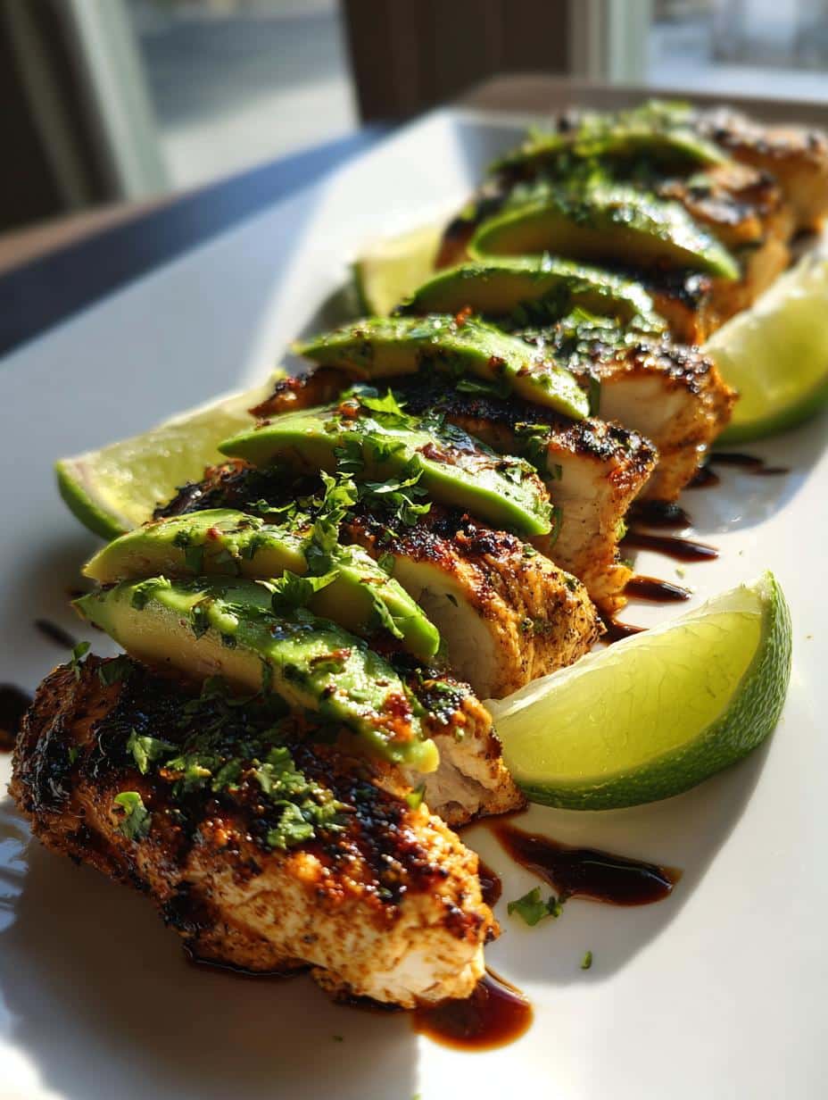 Grilled California Avocado Chicken - detail 1