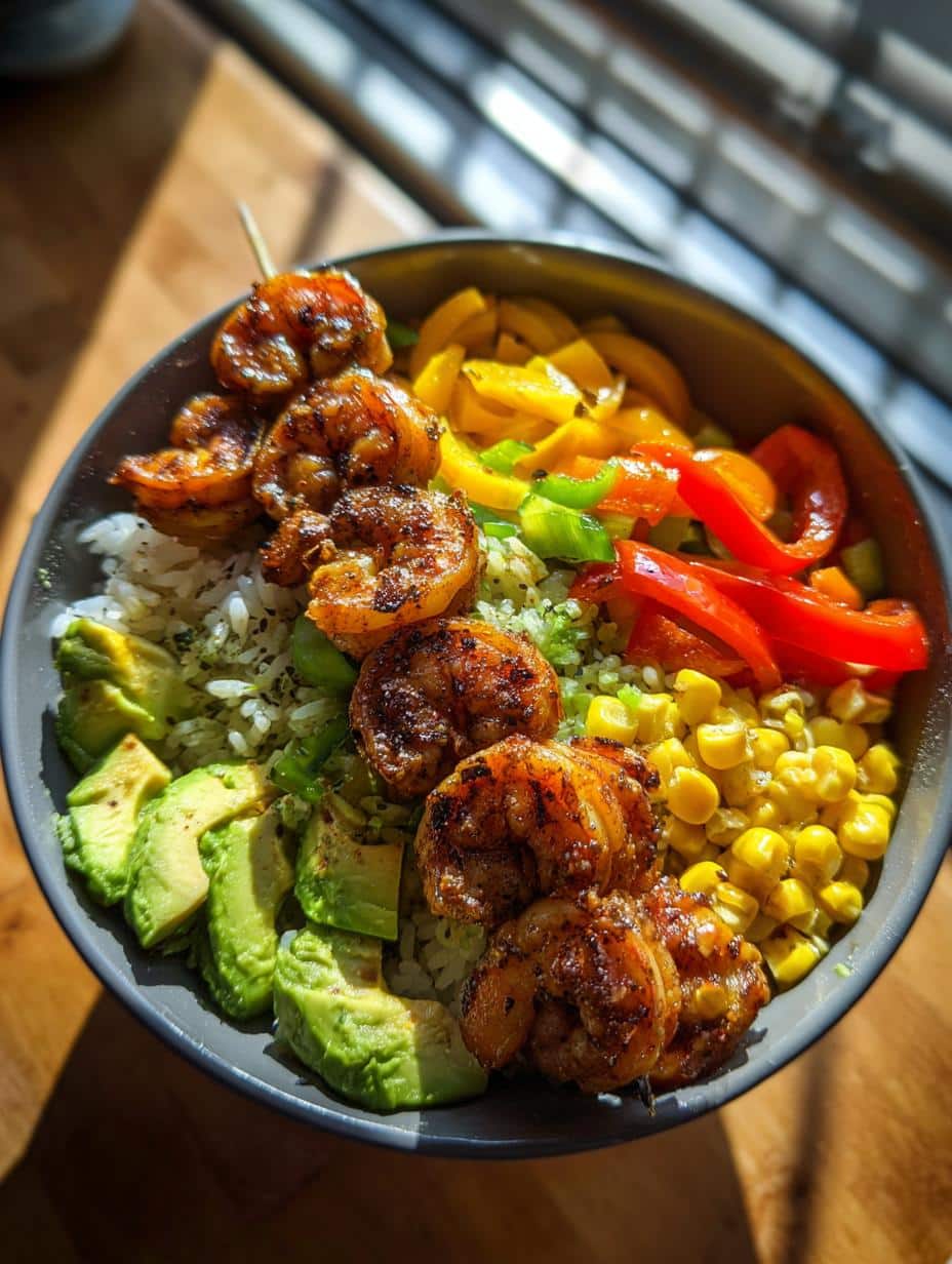 Grilled Shrimp Bowl - detail 1