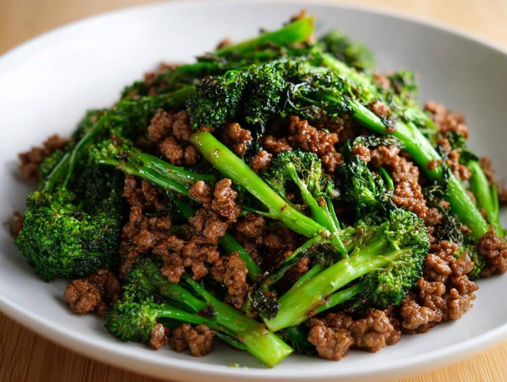 Ground Beef And Broccoli