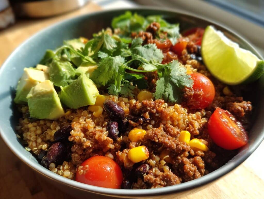 Ground Beef Power Bowls