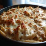 High-Protein Chicken Alfredo Bake
