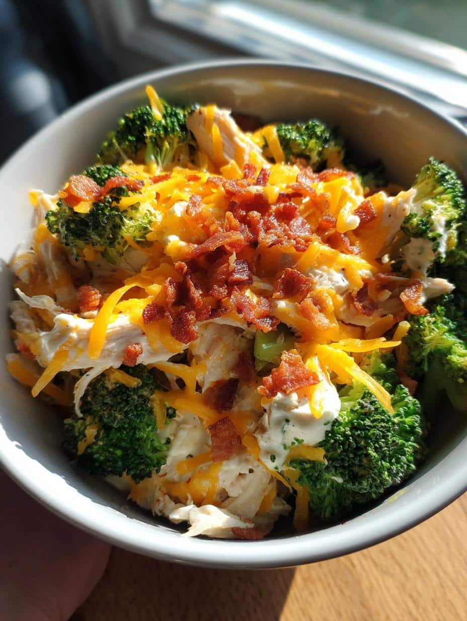 Keto Chicken Bacon Ranch Bowls - detail 1