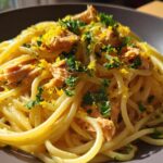 Lemony Salmon Pasta Recipe