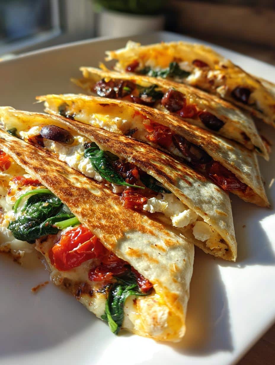 Mediterranean Quesadilla - detail 1