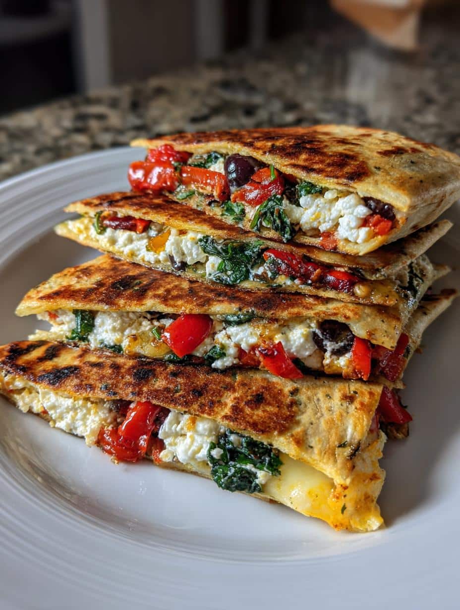Mediterranean Quesadilla - detail 1