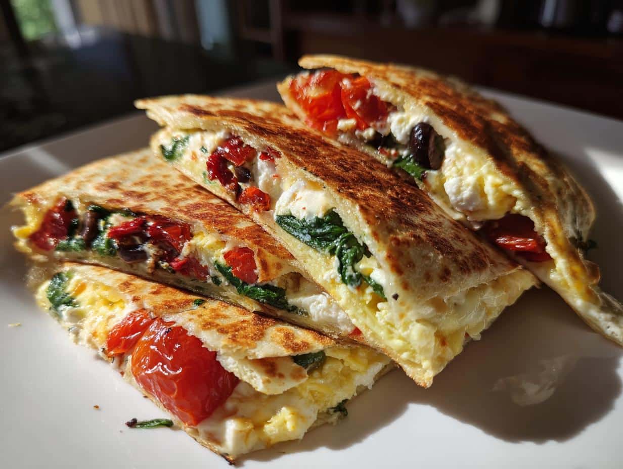 Mediterranean Quesadilla