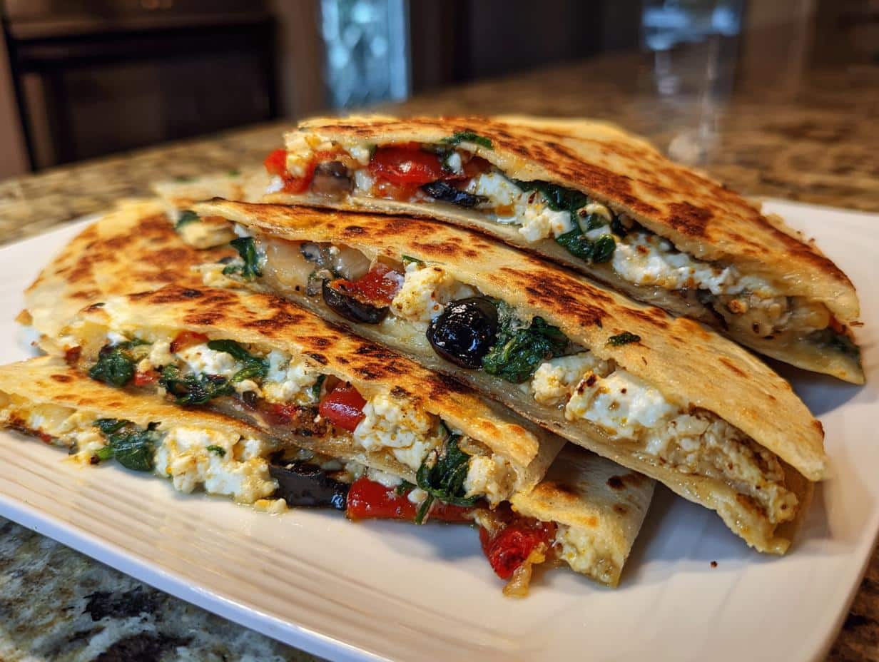 Mediterranean Quesadilla
