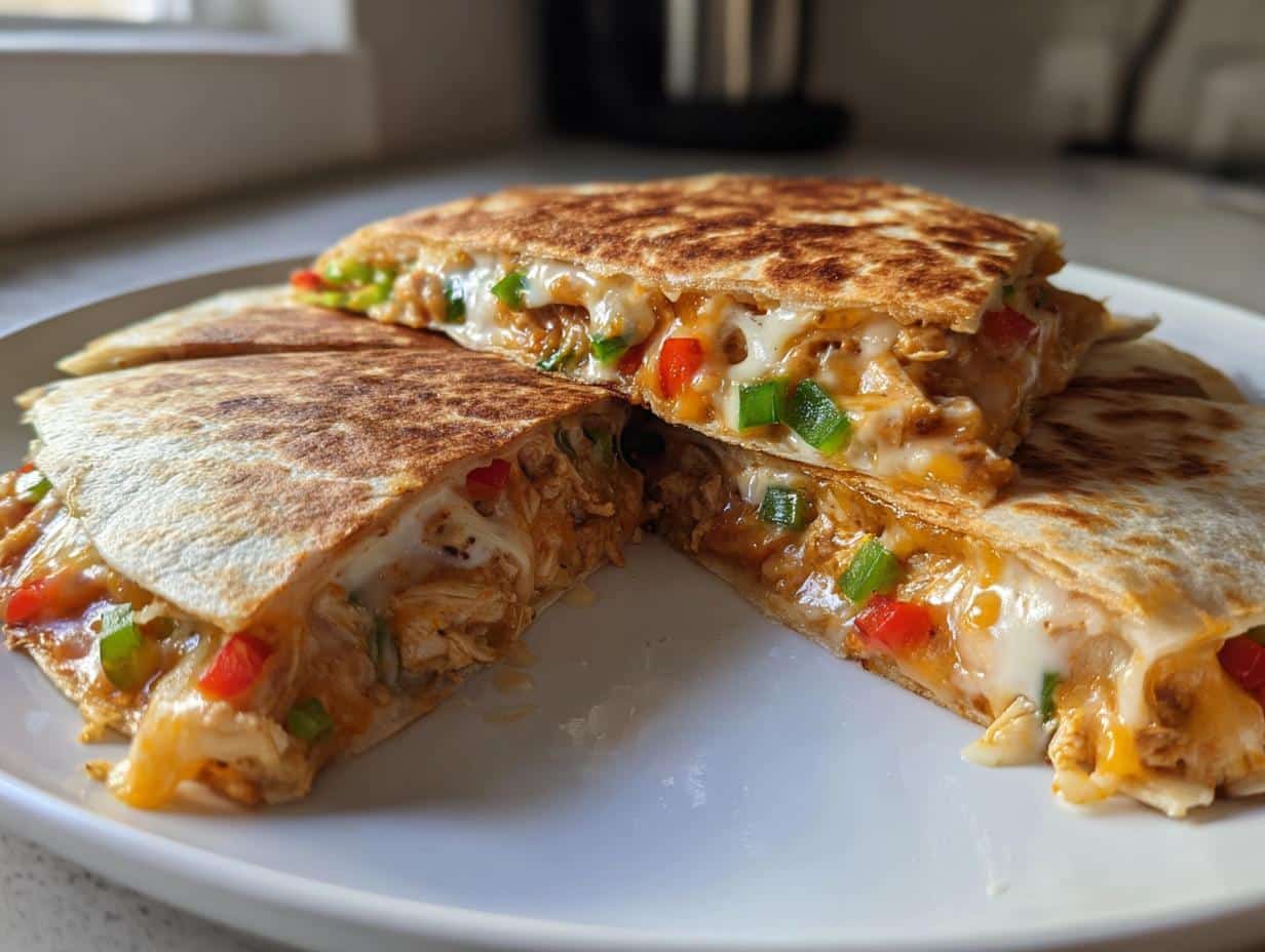 Protein-Packed Chicken Ranch Quesadilla