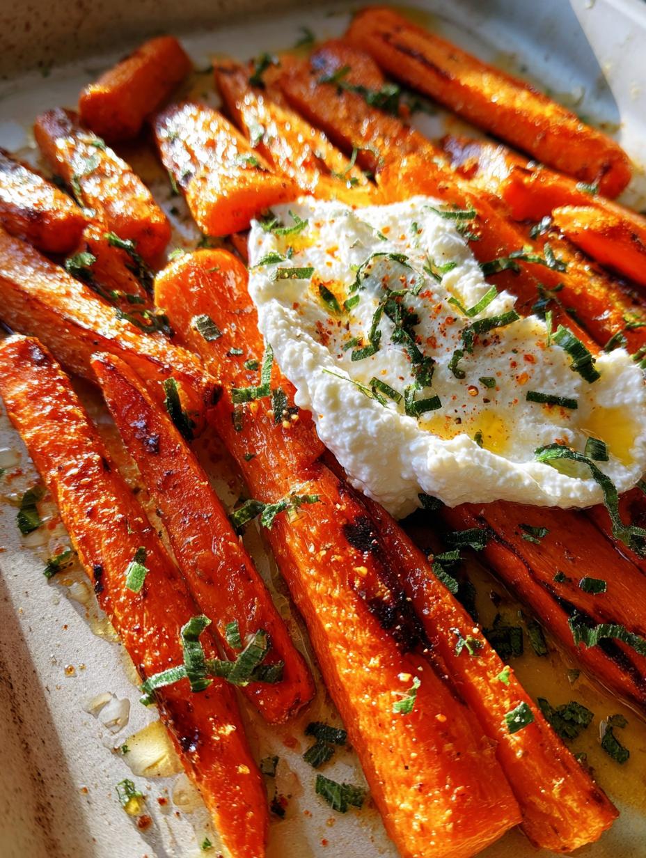Roasted Carrots & Whipped Ricotta - detail 1