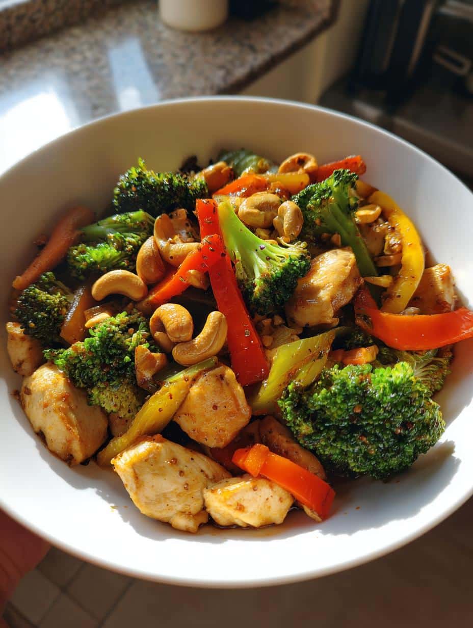 Sheet Pan Chicken with Cashews and Veggies - detail 1
