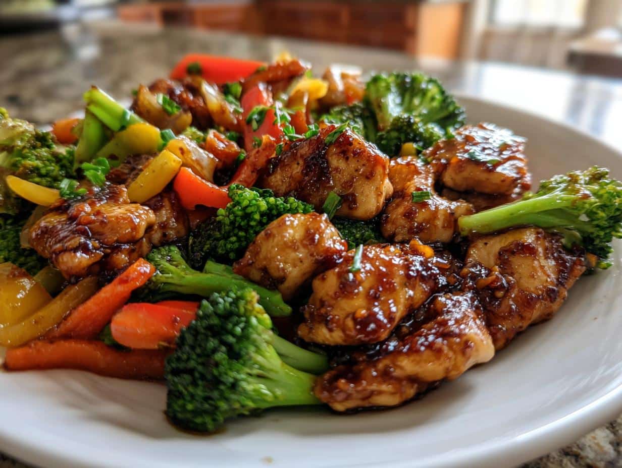 Sheet Pan Chicken with Cashews and Veggies