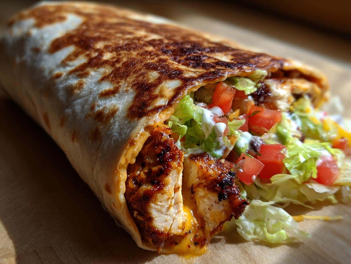 Smoky Chipotle Ranch Grilled Chicken Burritos