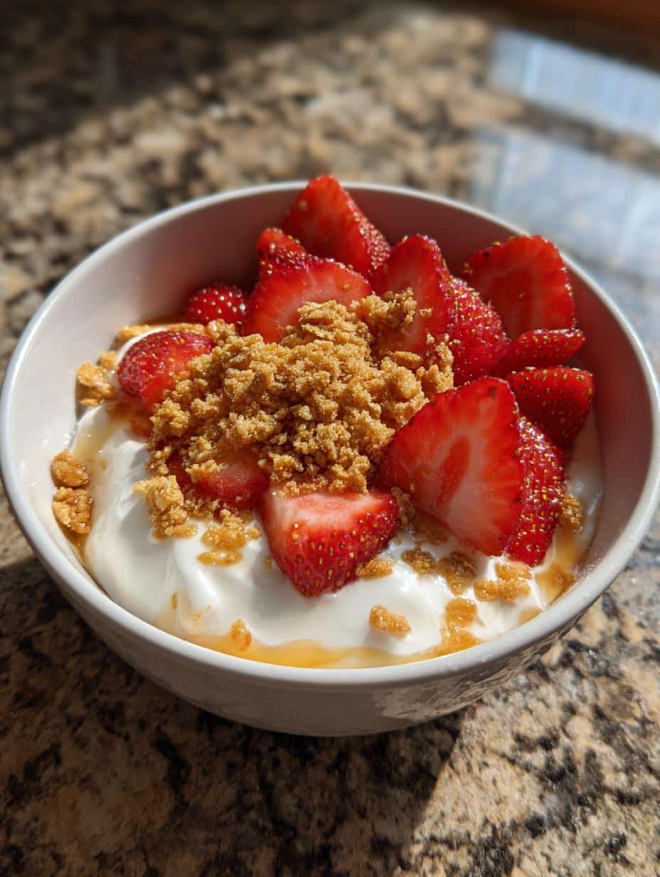 Strawberry Cheesecake Yogurt Bowl - detail 1