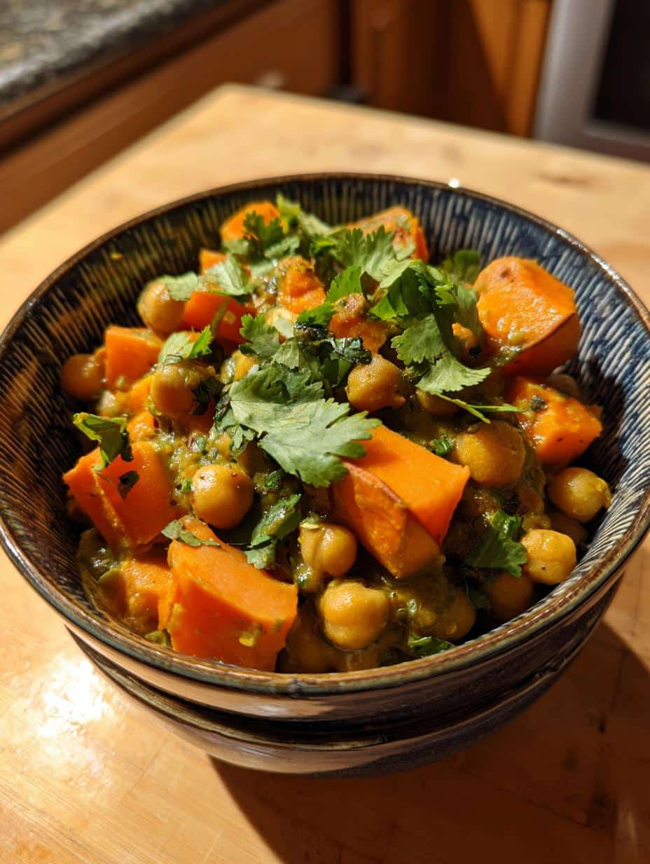 Sweet Potato Chickpea Curry: A Comforting 40-Minute Dish 6 Sweet Potato Chickpea Curry - detail 1