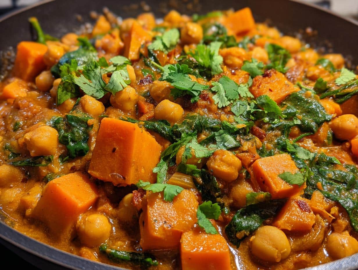 Sweet Potato Chickpea Curry: A Comforting 40-Minute Dish 5 Sweet Potato Chickpea Curry
