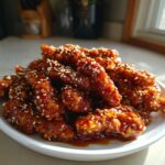 Sweet and Spicy Sticky Chicken Tenders