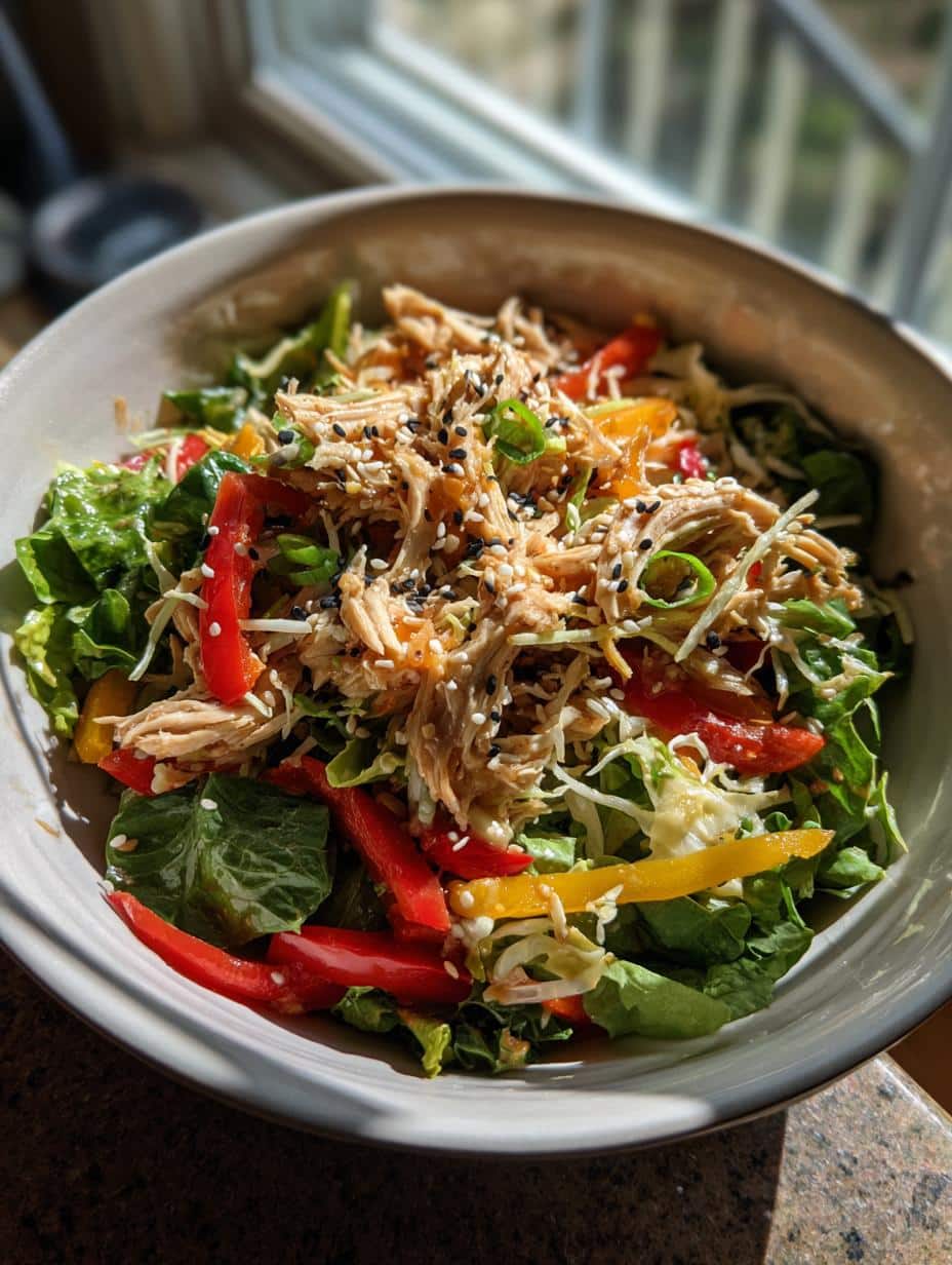 Asian Sesame Chicken Salad - detail 1