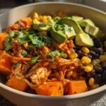 BBQ Chicken Sweet Potato Bowl