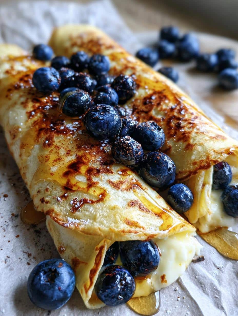 Blueberry Breakfast Quesadilla - detail 1