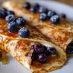 Blueberry Breakfast Quesadilla