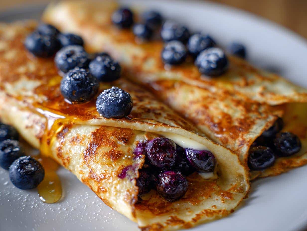 Blueberry Breakfast Quesadilla