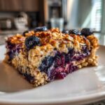 Blueberry Cottage Cheese Breakfast Bake