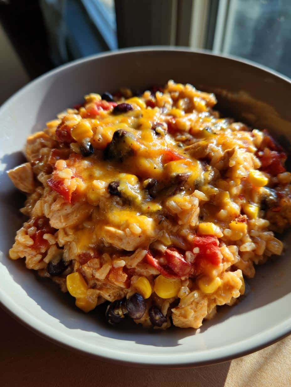 Cheesy Southwest Chicken and Rice: 30-Minute Comfort Dish 4 Cheesy Southwest Chicken and Rice - detail 1