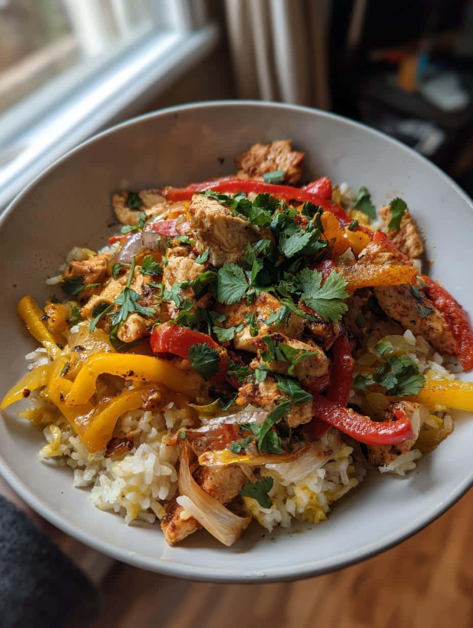 Chicken Fajita Rice Bowls - detail 1