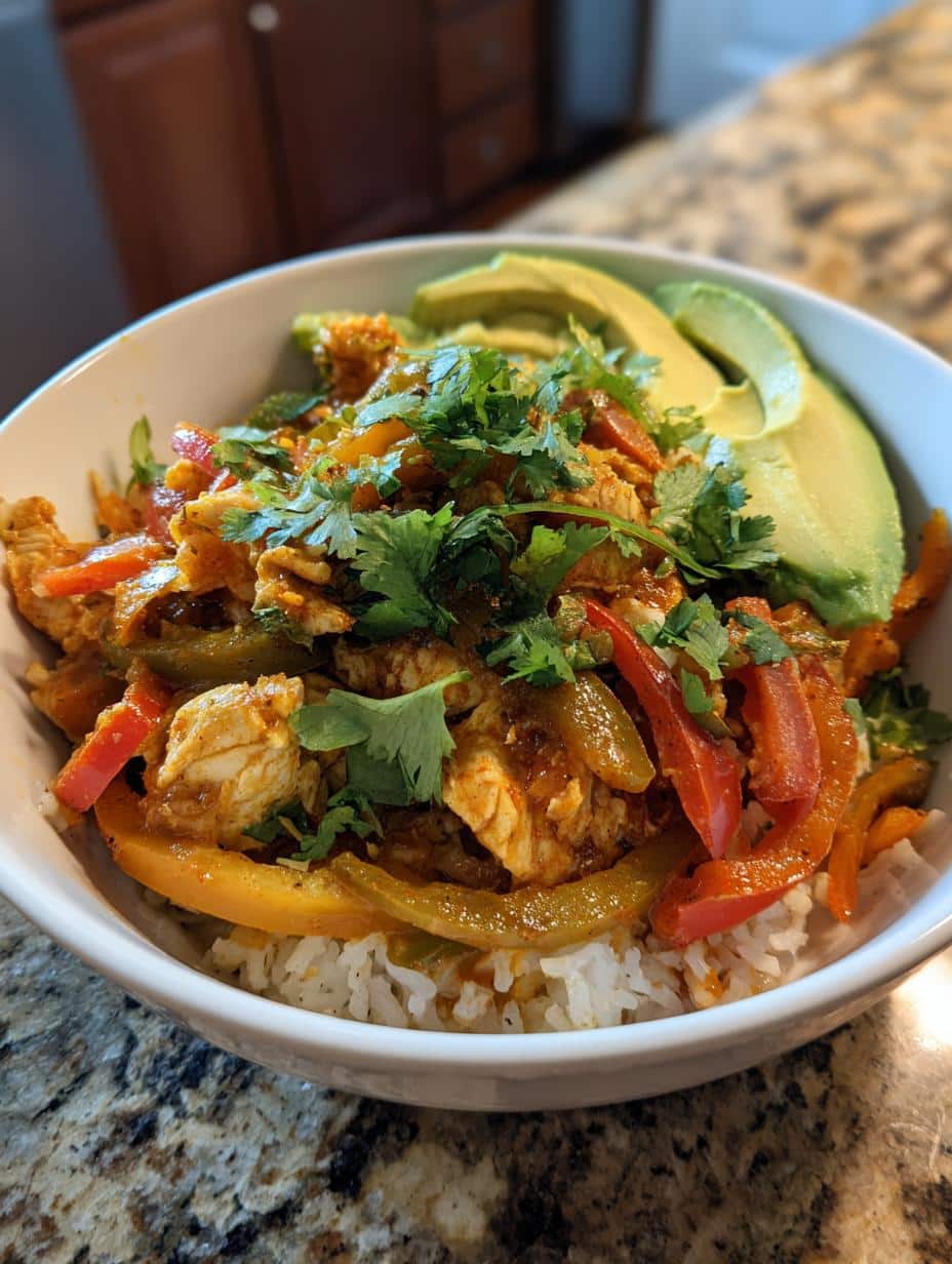 Chicken Fajita Rice Bowls - detail 1