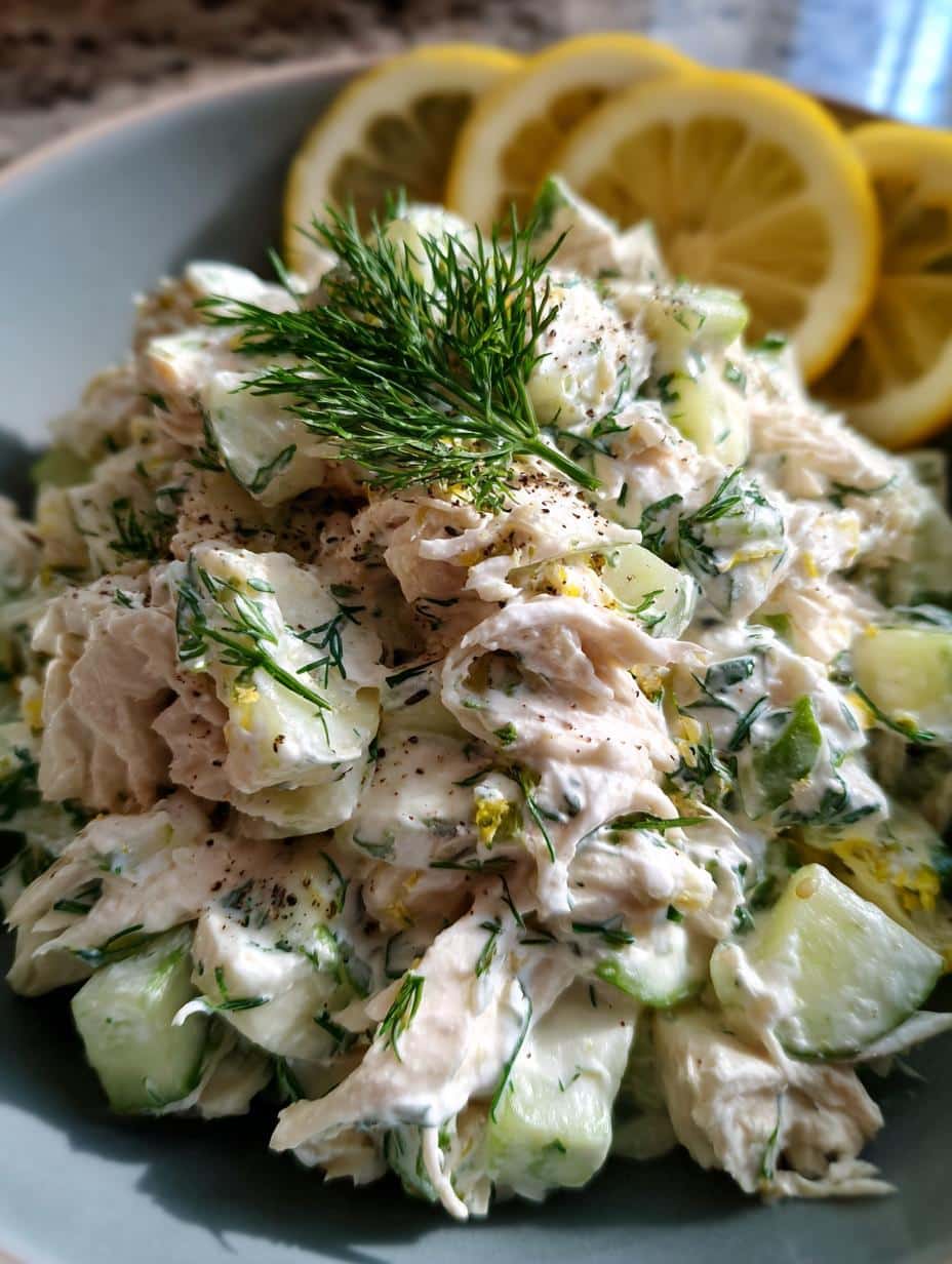 Creamy Cucumber Chicken Salad - detail 1
