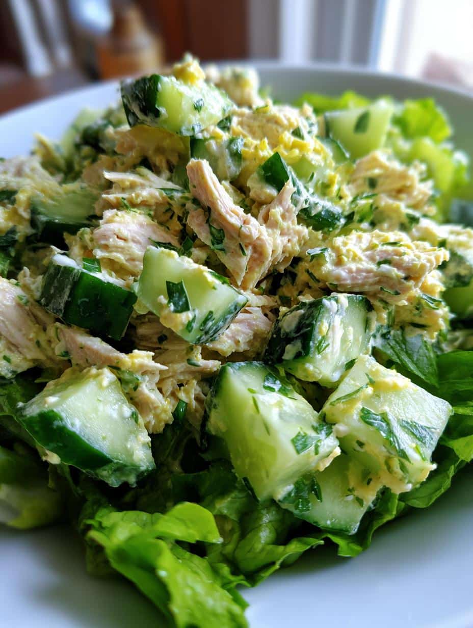 Creamy Cucumber Chicken Salad - detail 1