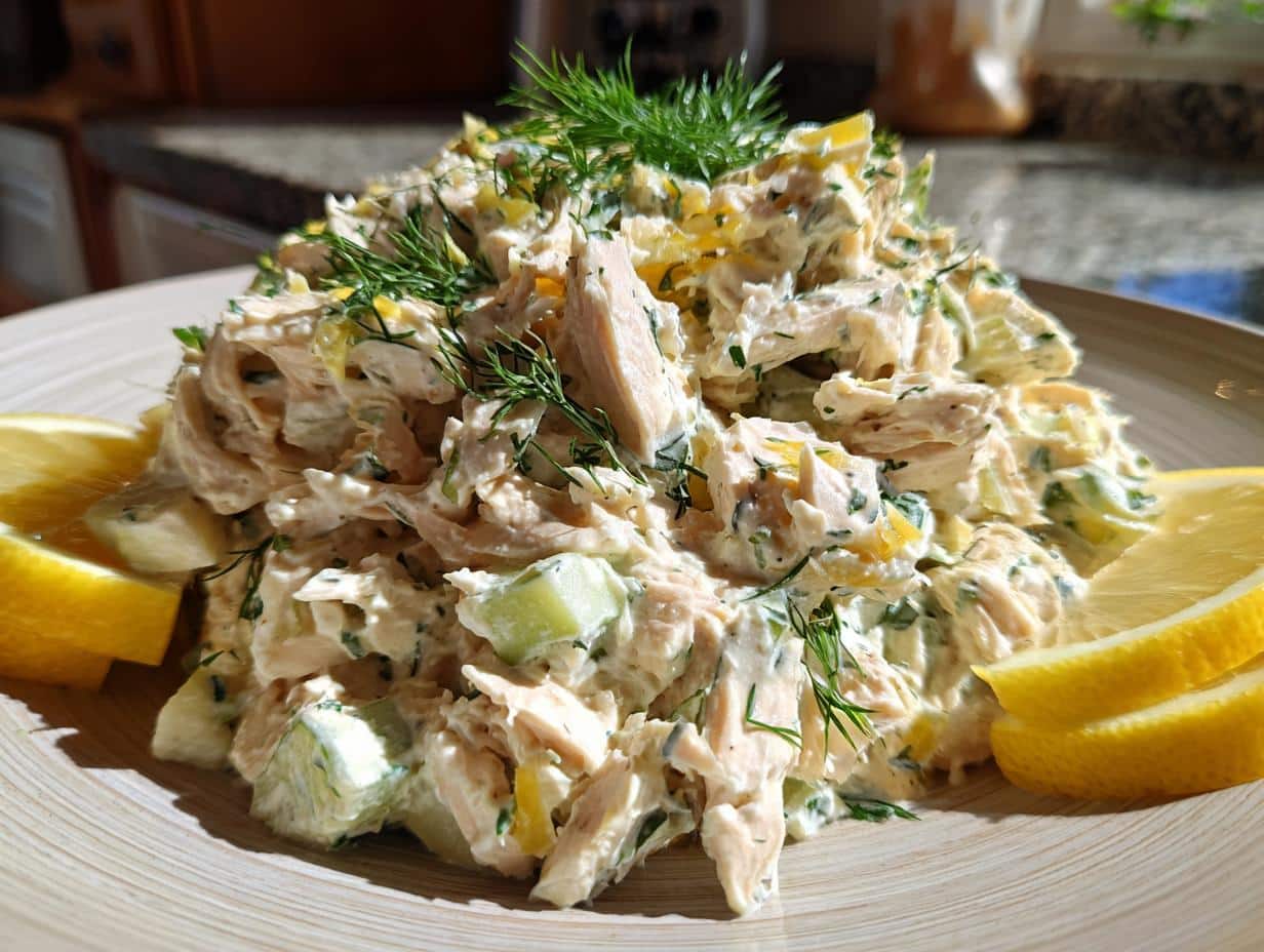Creamy Cucumber Chicken Salad