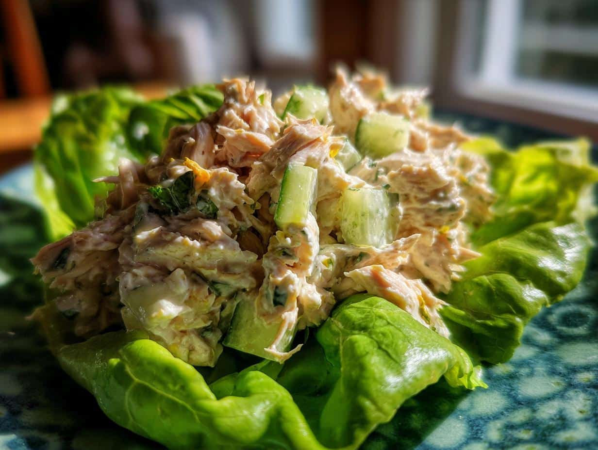 Creamy Cucumber Chicken Salad