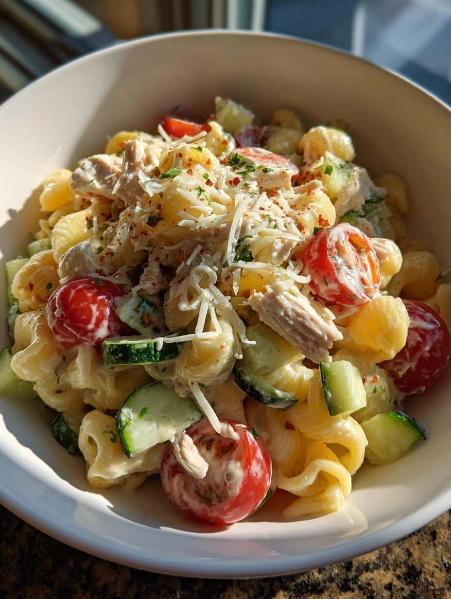 Creamy Ranch Protein Pasta Salad - detail 1