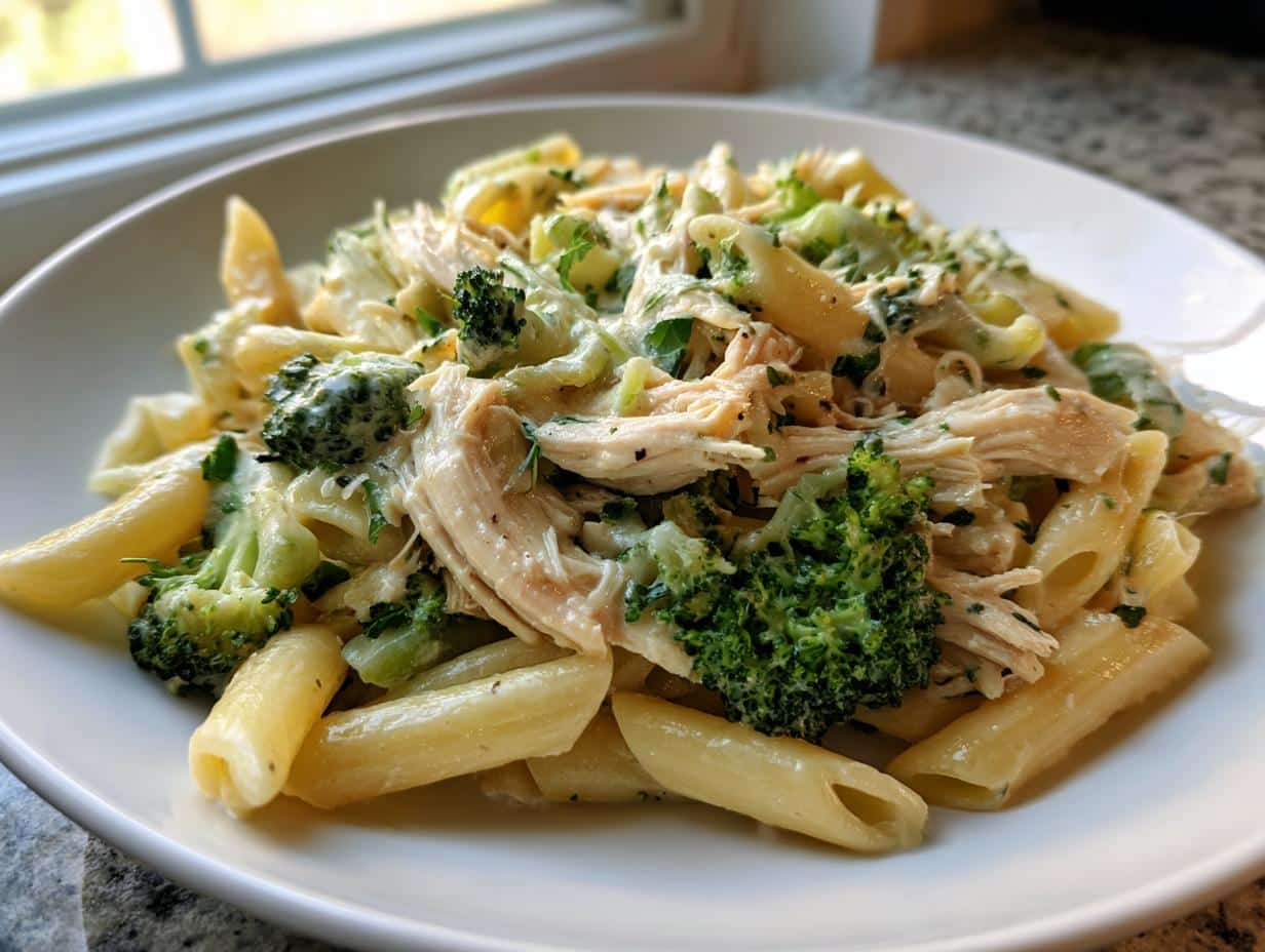 Creamy Rotisserie Chicken Pasta with Broccoli: 25-Minute Bliss 3 Creamy Rotisserie Chicken Pasta with Broccoli