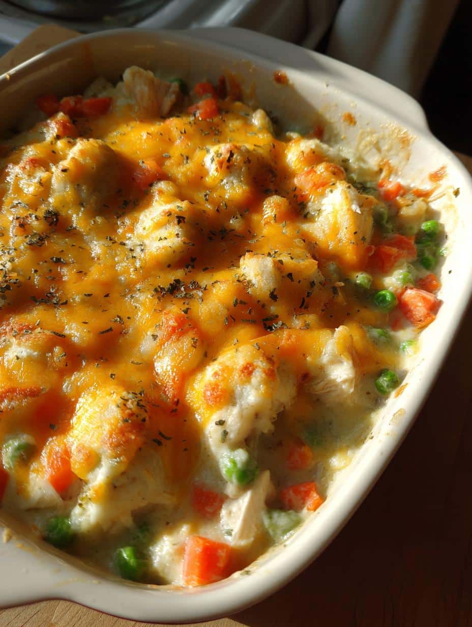 Crustless Chicken Pot Pie - detail 1