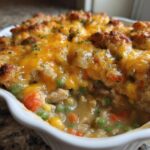 Crustless Chicken Pot Pie