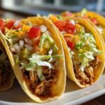 Dill Pickle Ranch Smash Chicken Tacos