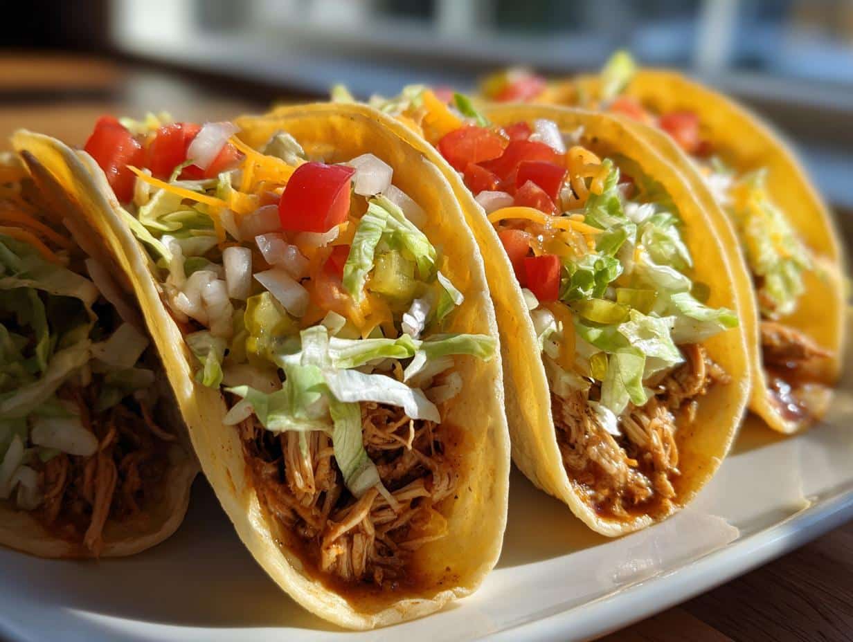 Dill Pickle Ranch Smash Chicken Tacos