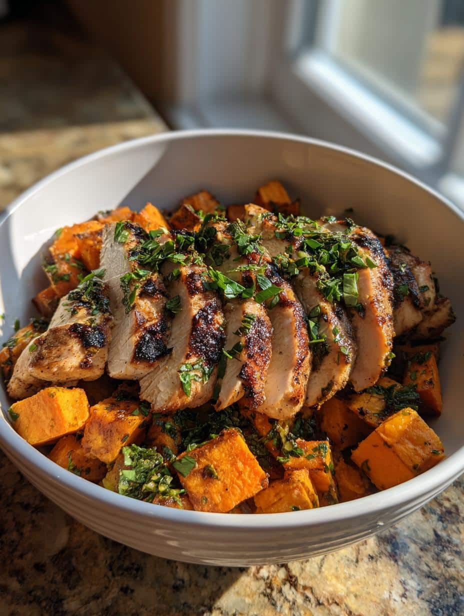 Grilled Herb Chicken Bowl with Sweet Potato - detail 1