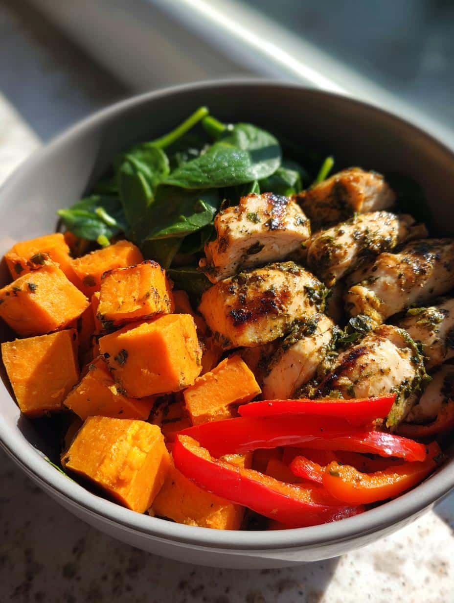 Grilled Herb Chicken Bowl with Sweet Potato - detail 1